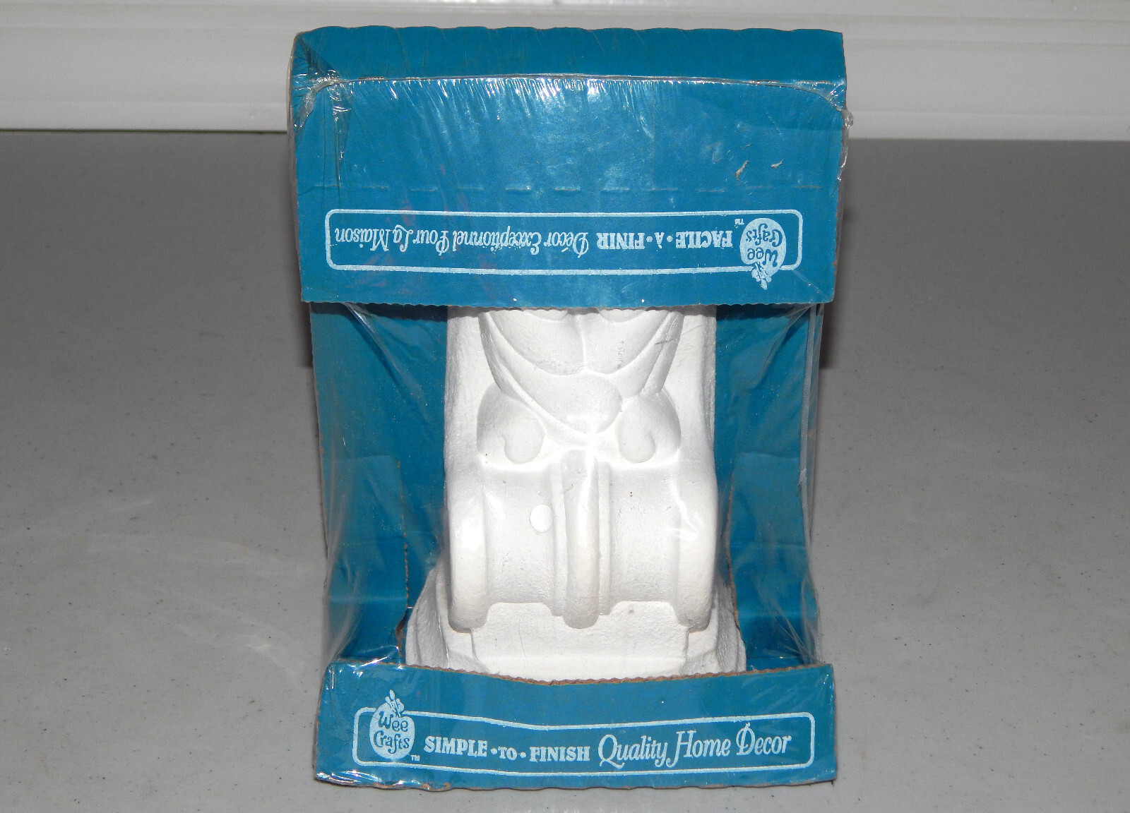 New Sealed Accents Unlimited Wee Crafts #70128 Floral Swag Unpainted Made In USA