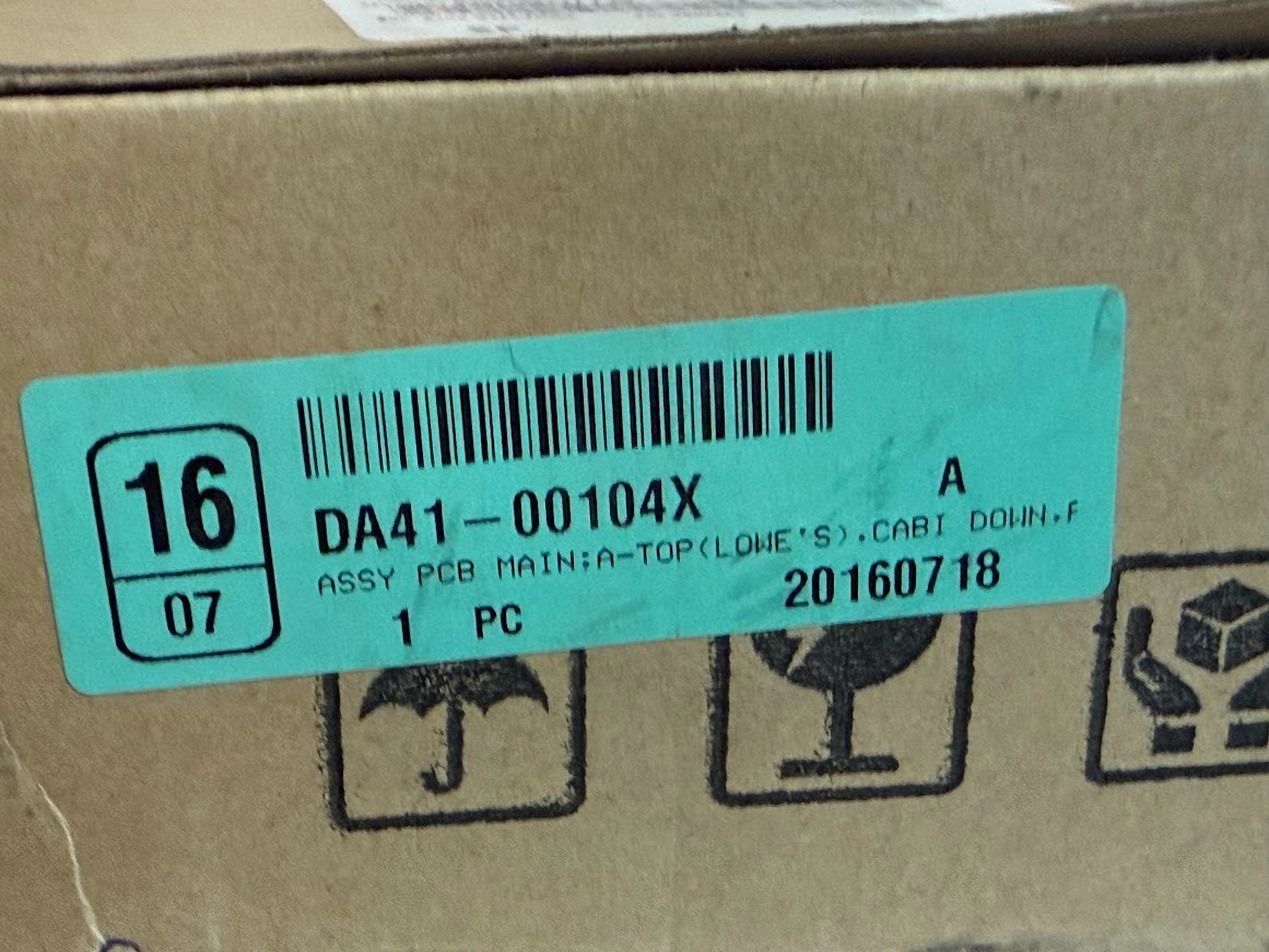 SAMSUNG DA41-00104X Main Pcb Assembly/GENUINE PART/BRAND NEW