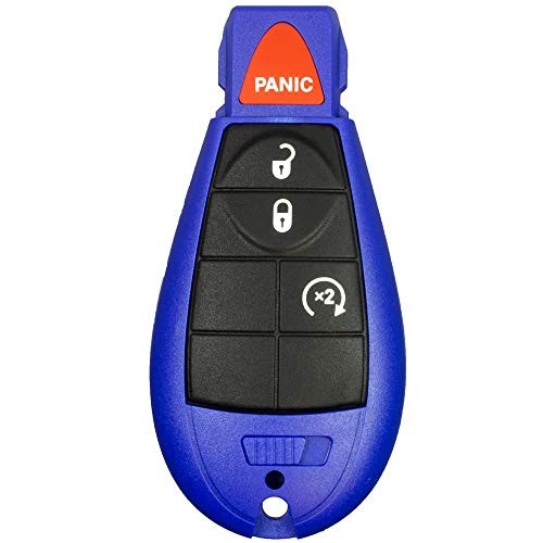 1 New Blue Keyless Entry 4 Buttons Remote Start Car Key Fob Fobik M3N5WY783X, 