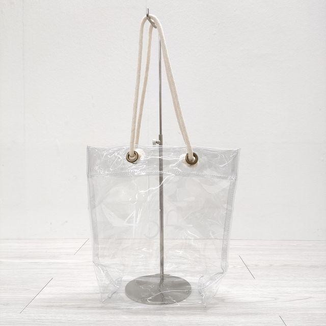 45R 45rpm Logo Print Clear Vinyl Tote Bag 4-0413M 231952