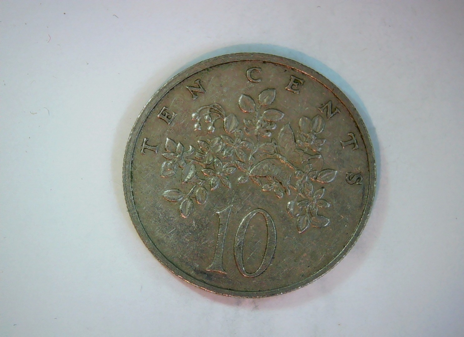 Jamaica 1972 10 Cents Jamaica 10 Cents (Coat of Arms / Lignum Vitae) Coin