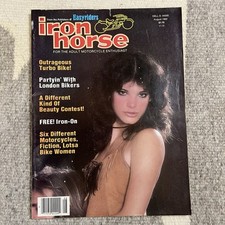 Easyriders Iron Horse magazine august 1982 bikers motorcycle harley chopper