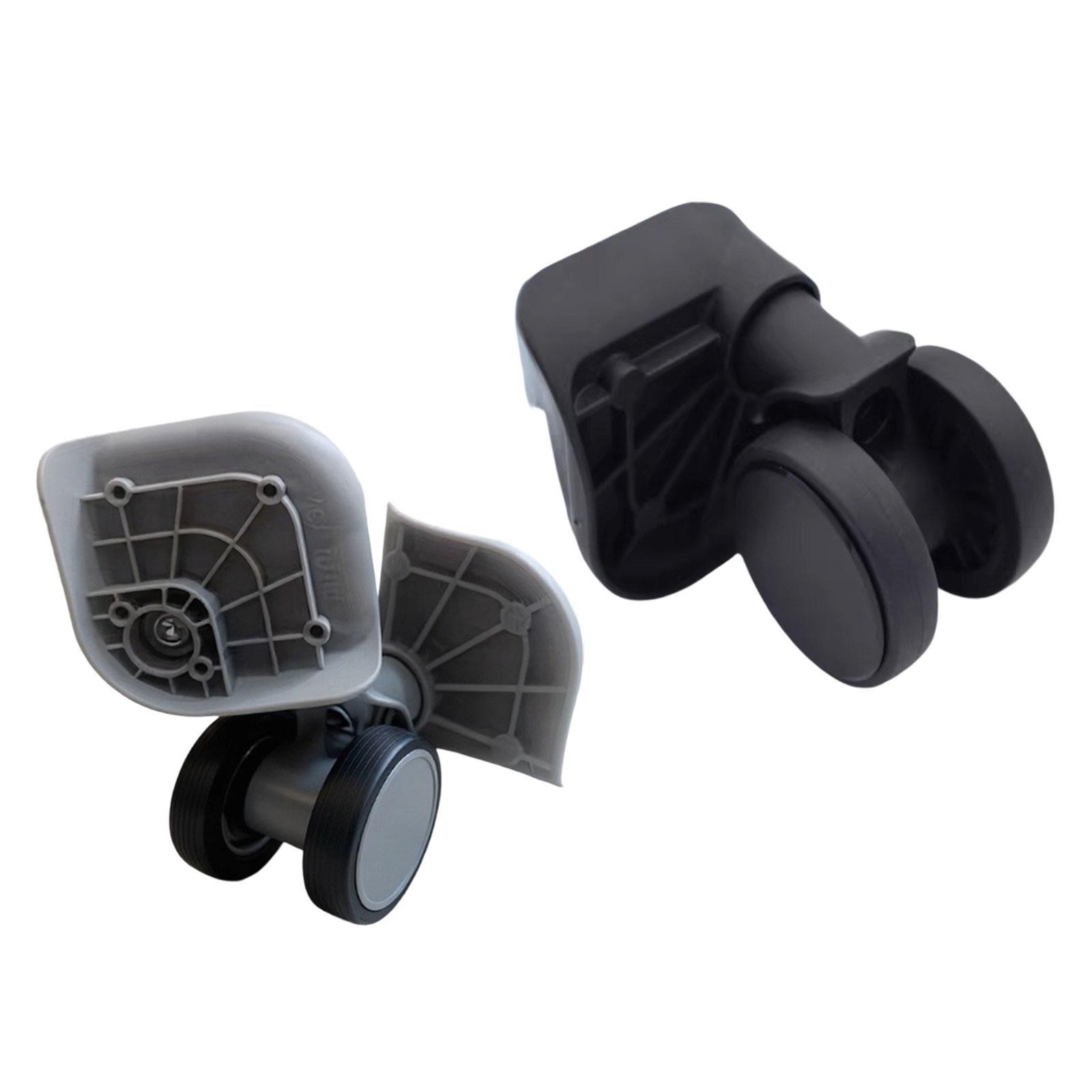2 Pieces Luggage Wheels Replacement Accessories 360 Rotation Suitcase Wheels