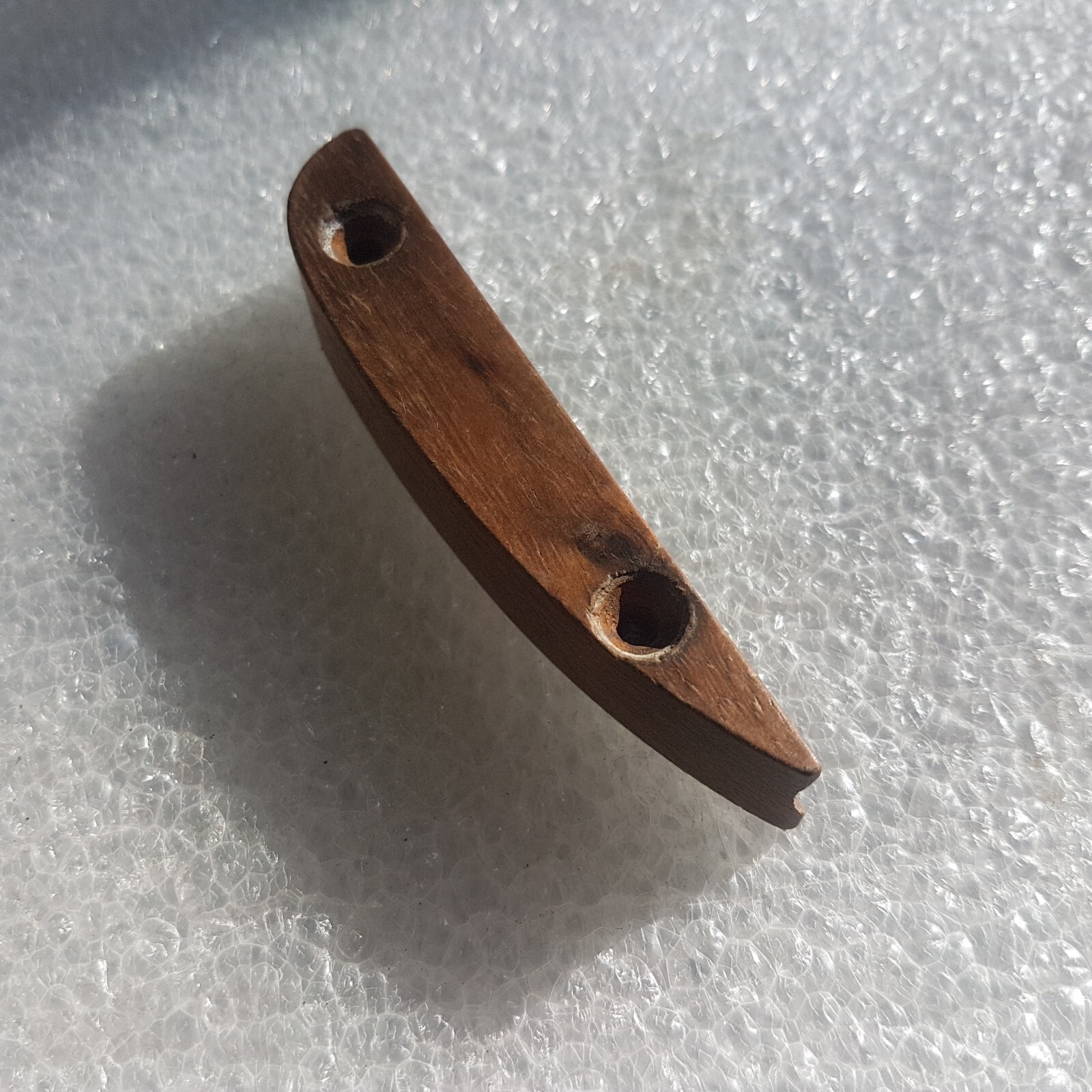 70's ARIA DIAMOND BASS WOODEN THUMB REST