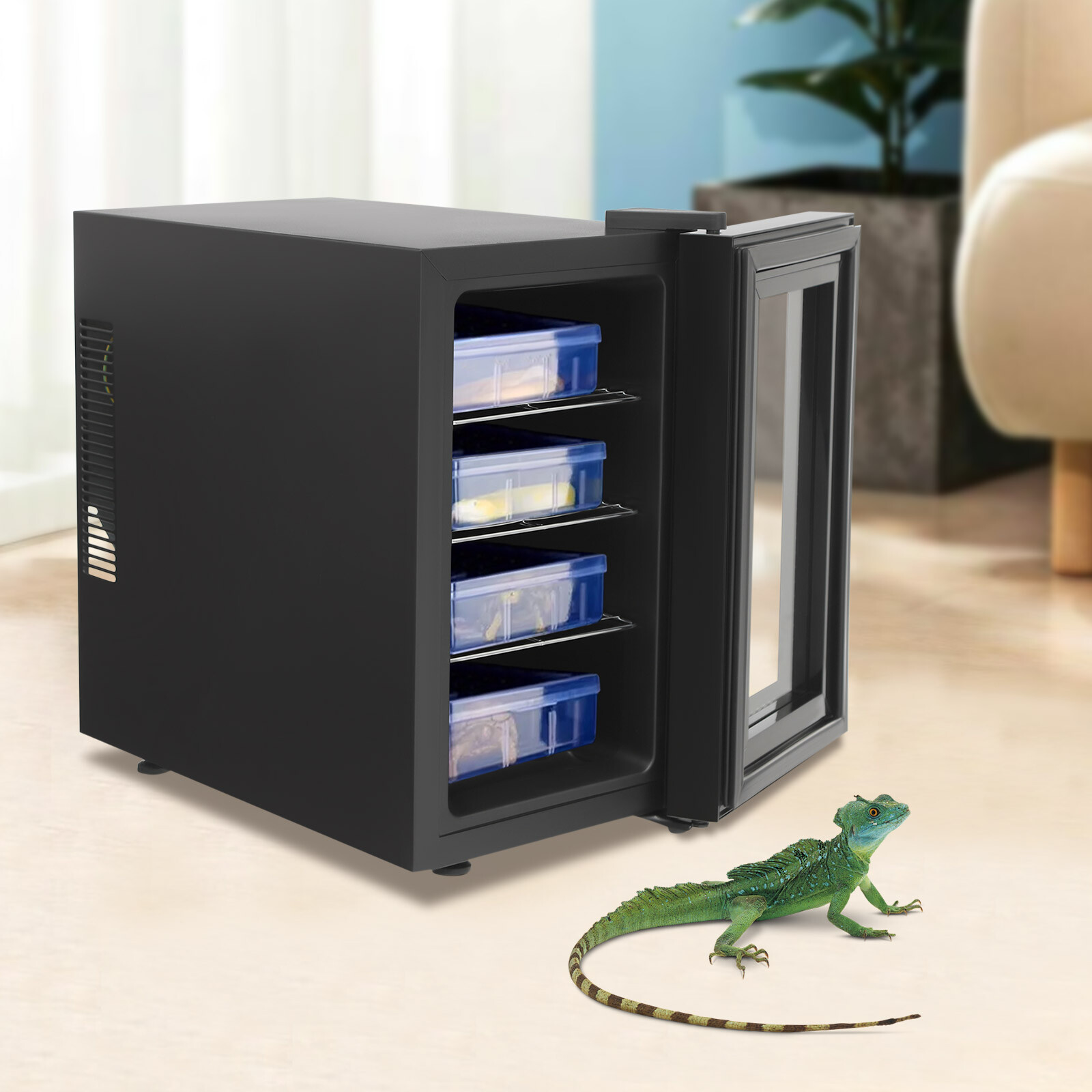 23L/6.08Gal Constant Temperature& Humidity Intelligent Reptile Incubator 10-40°C