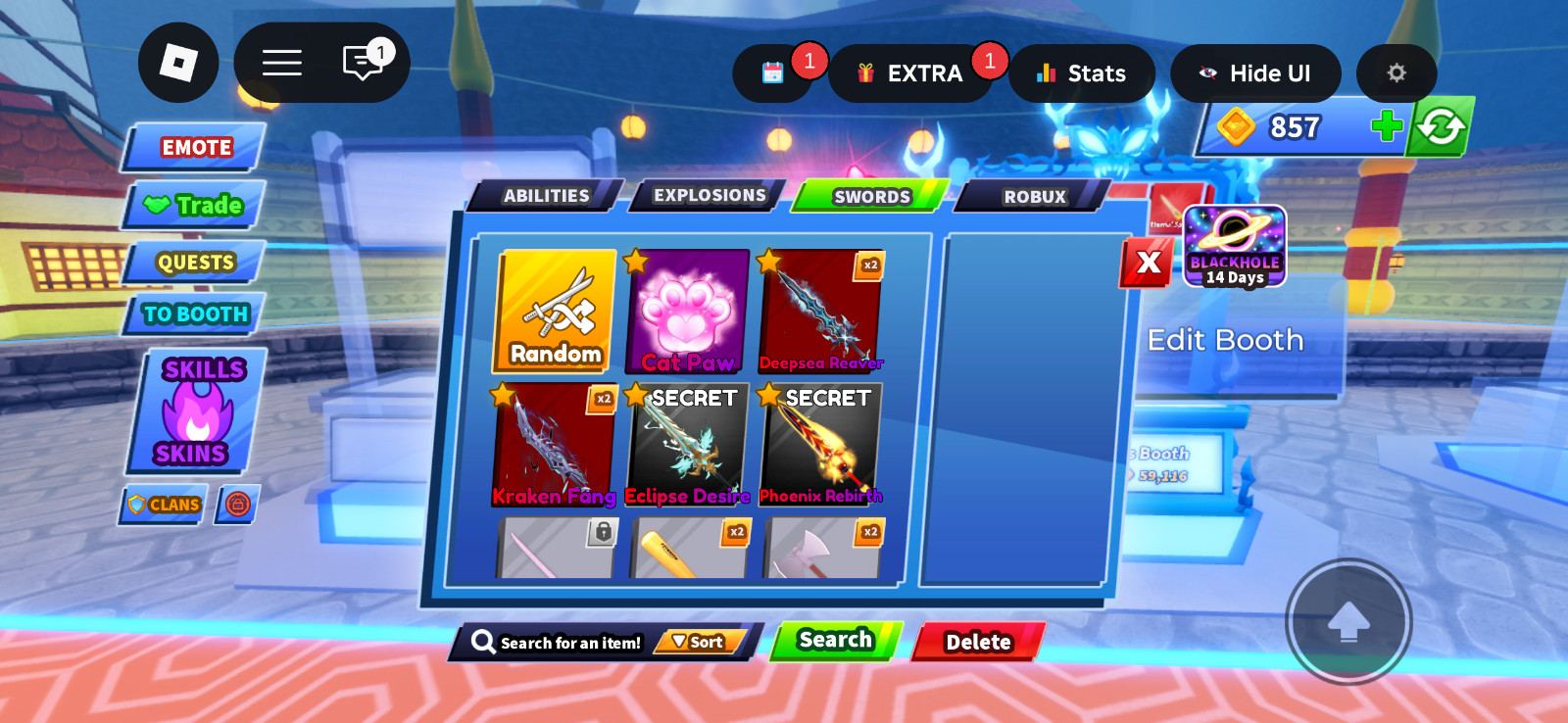 CATS PAW blade ball Roblox