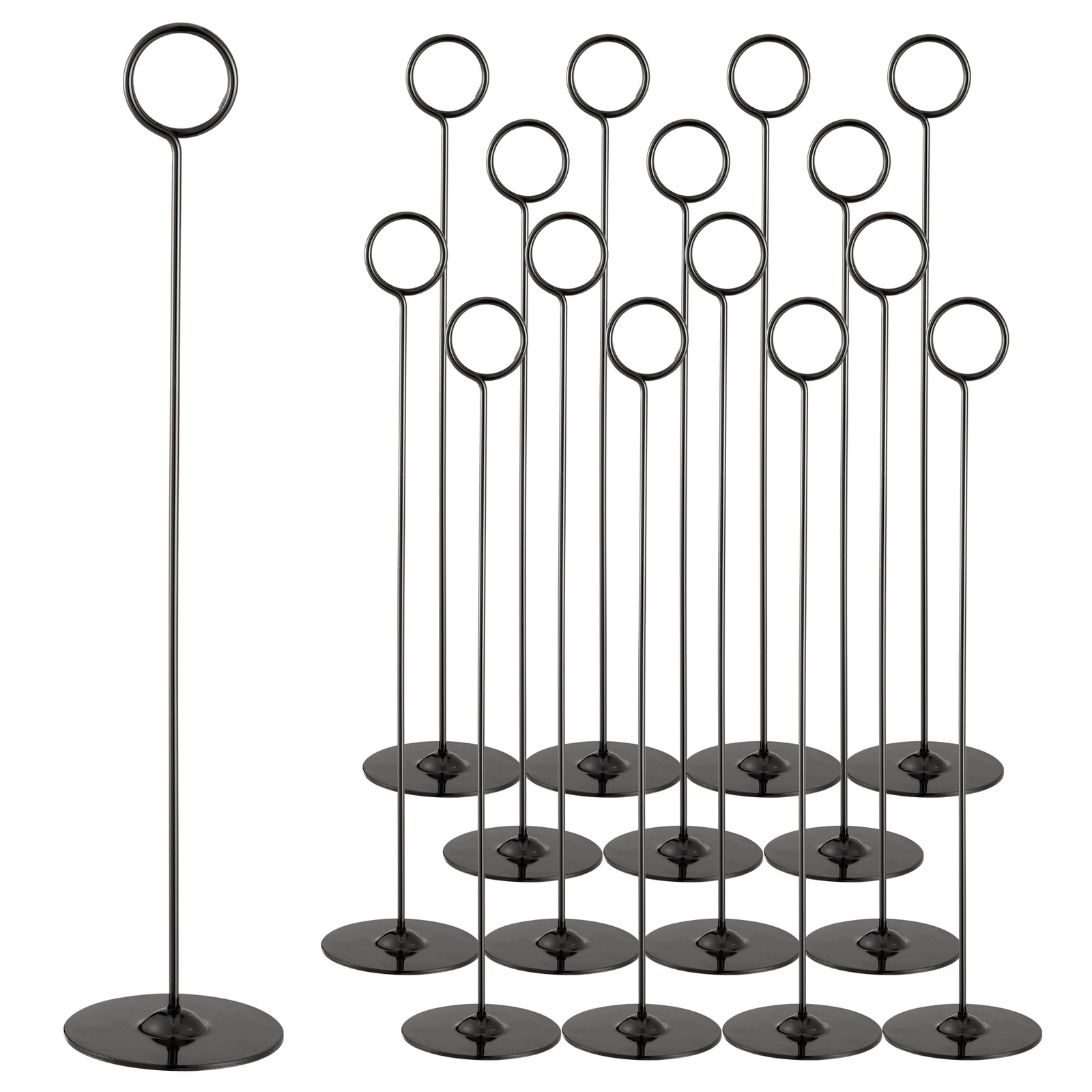 16PK Place Card Holders 12 Inch Table Number Holders Table Card Holders Steel...