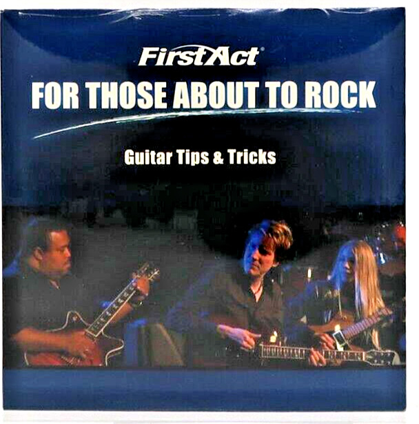 First Act For Those About To Rock Guitar Tips & Tricks 2005 CD Digipak New