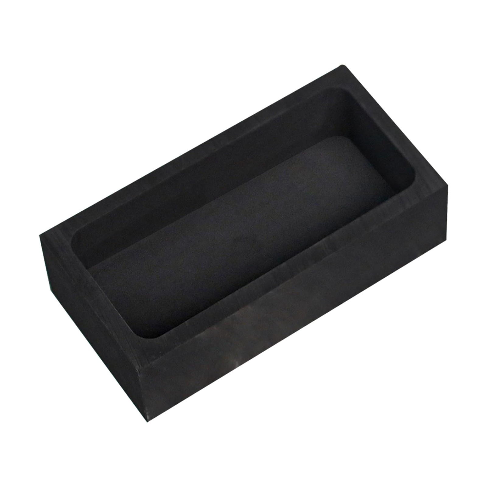 Nelyrho 1 Piece 8kg Graphite Ingot Mold for Casting Gold 8kg-1 piece, black 