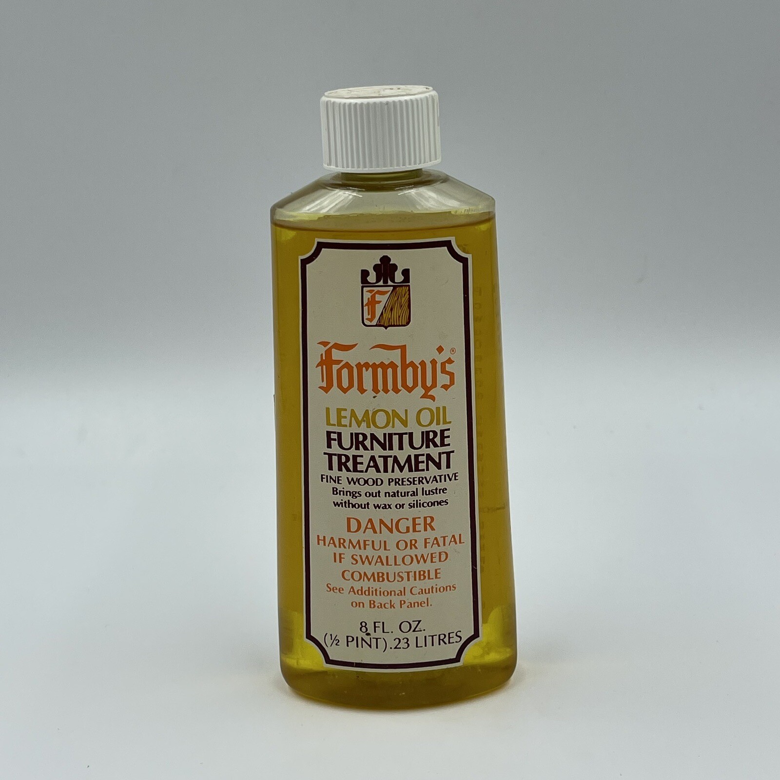 Formbys Penetrating Lemon Oil Furniture Treatment 8 oz Full NEW NOS Vintage