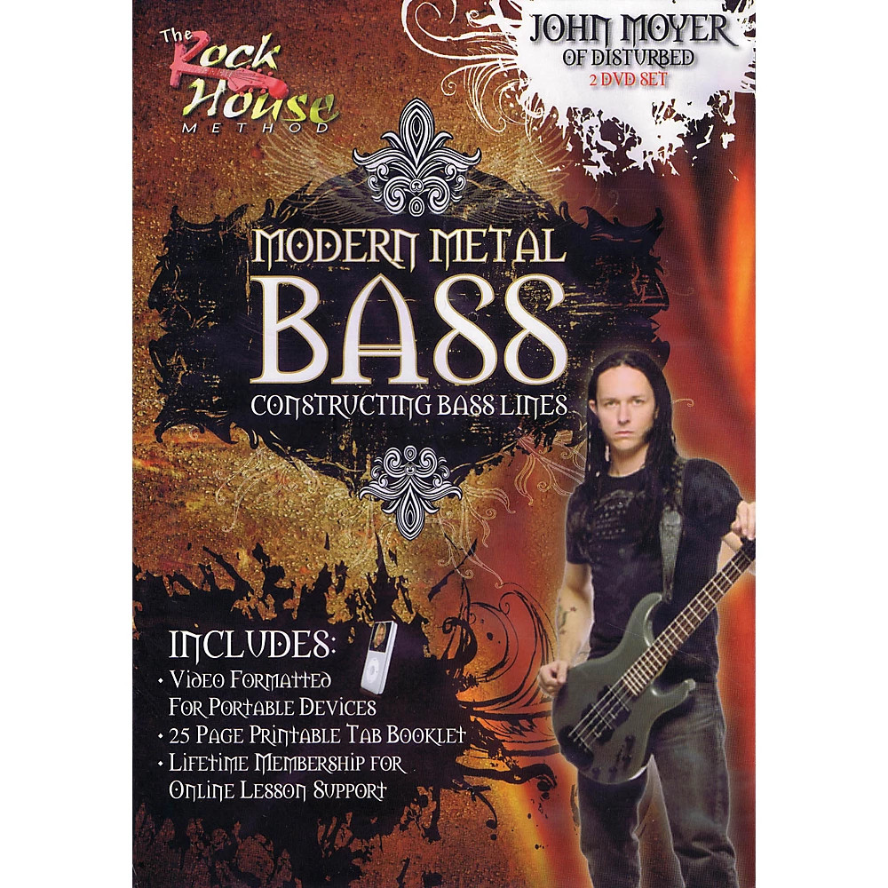 Rock House John Moyer Disturbed Modern Metal Bass (Constructing Bass Lines) DVD