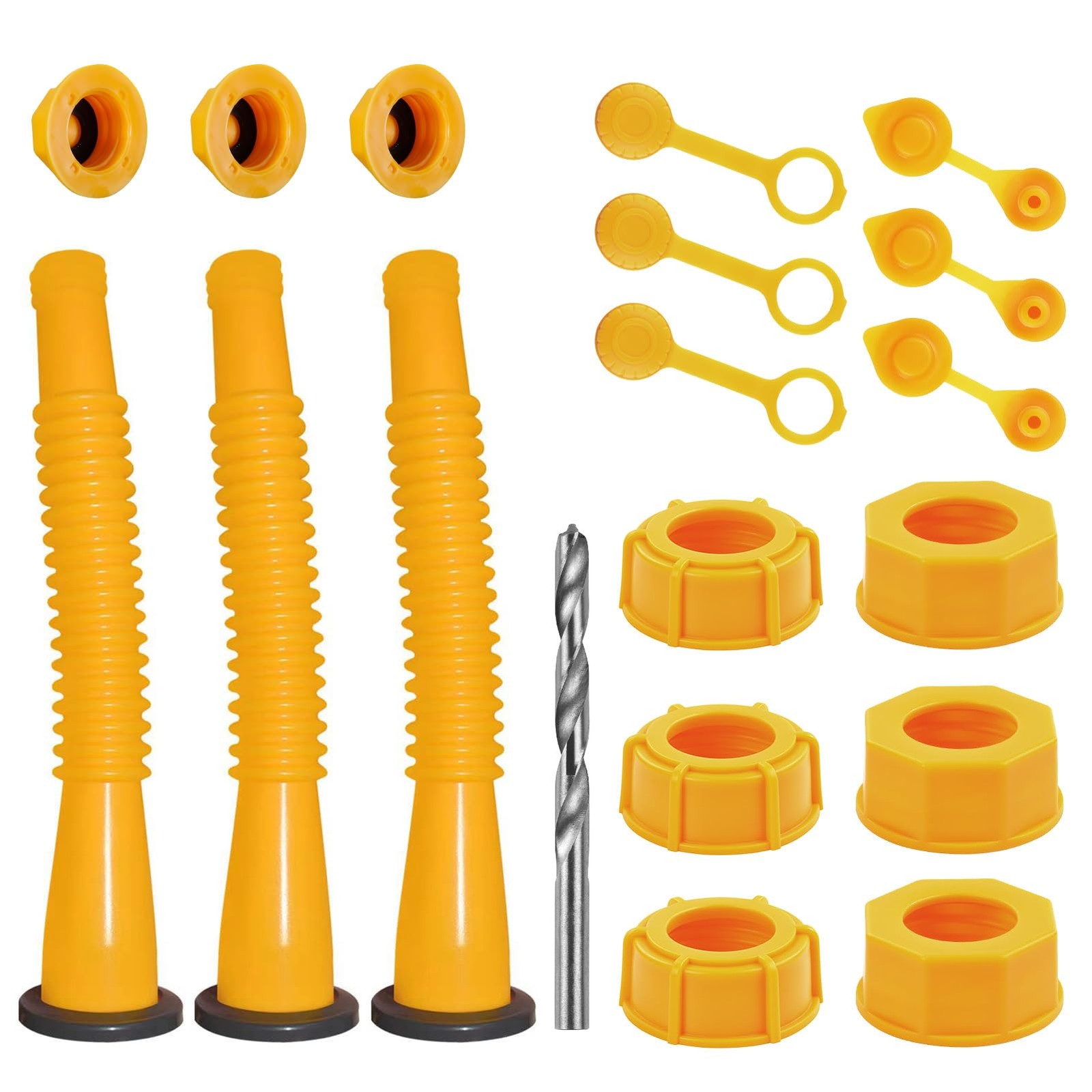 Gas Can Spout Replacement Kit, Nozzle (3 3 Yellow 