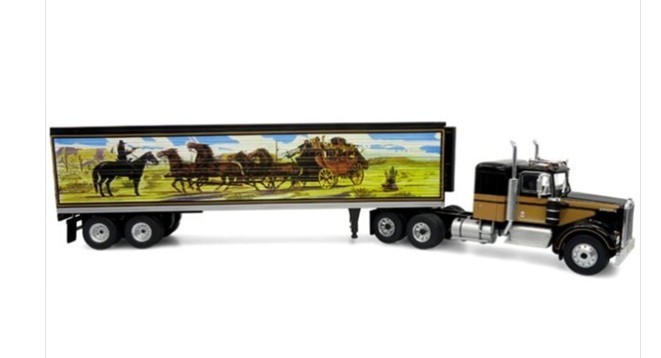 ICONIC REPLICAS KENWORTH W900 + TRAILER 1976 SMOKEY & THE BANDIT 430455