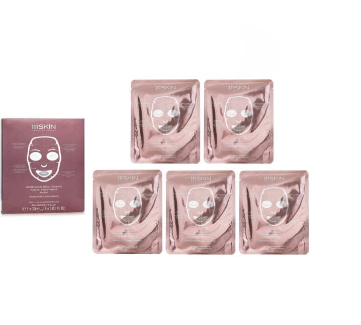 111Skin Rose Gold Brightening Facial Treatment Mask  5x30ml #tw