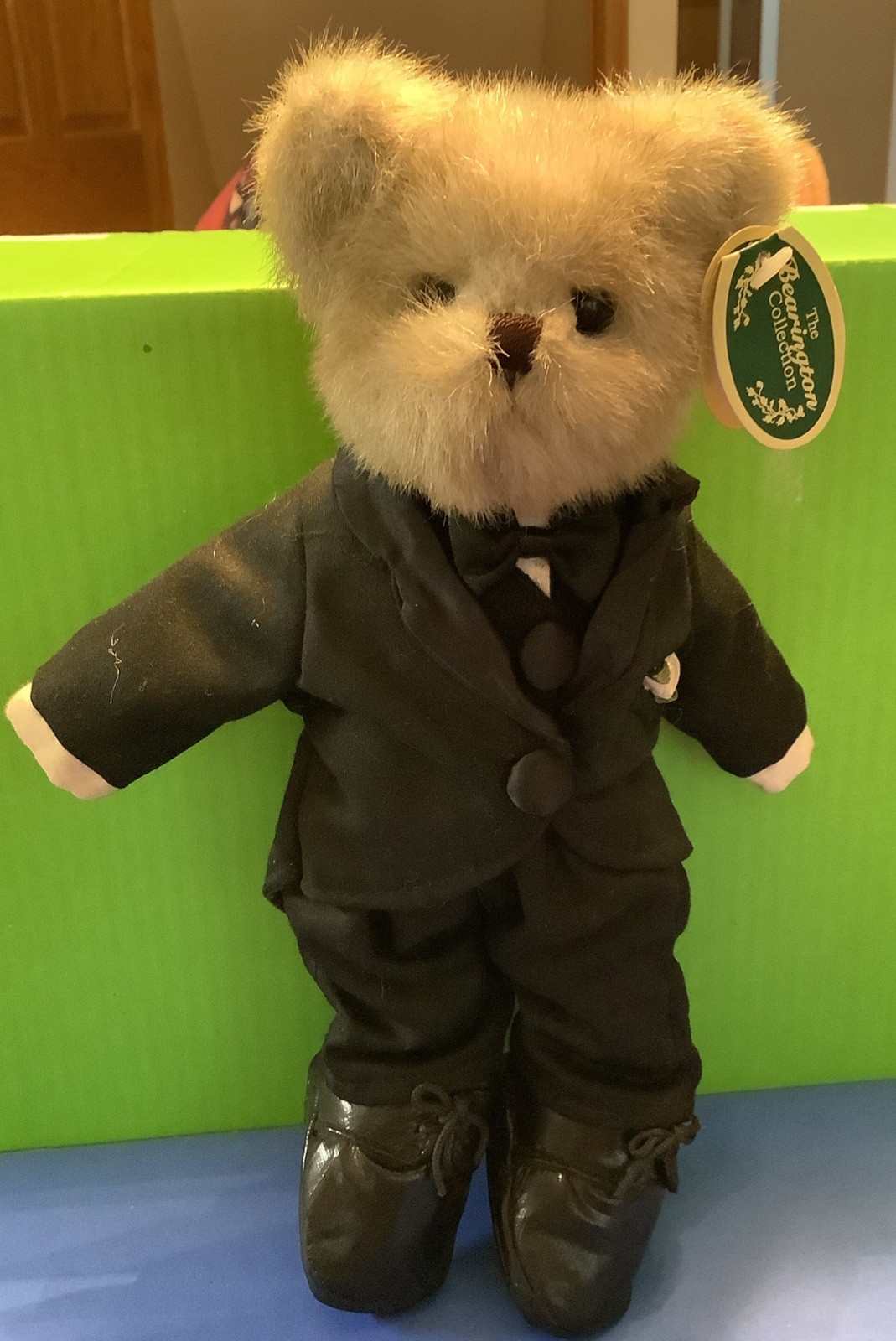 The Bearington Collection Mr. Lovington Teddy Bear Black Tux Style 1544 11”