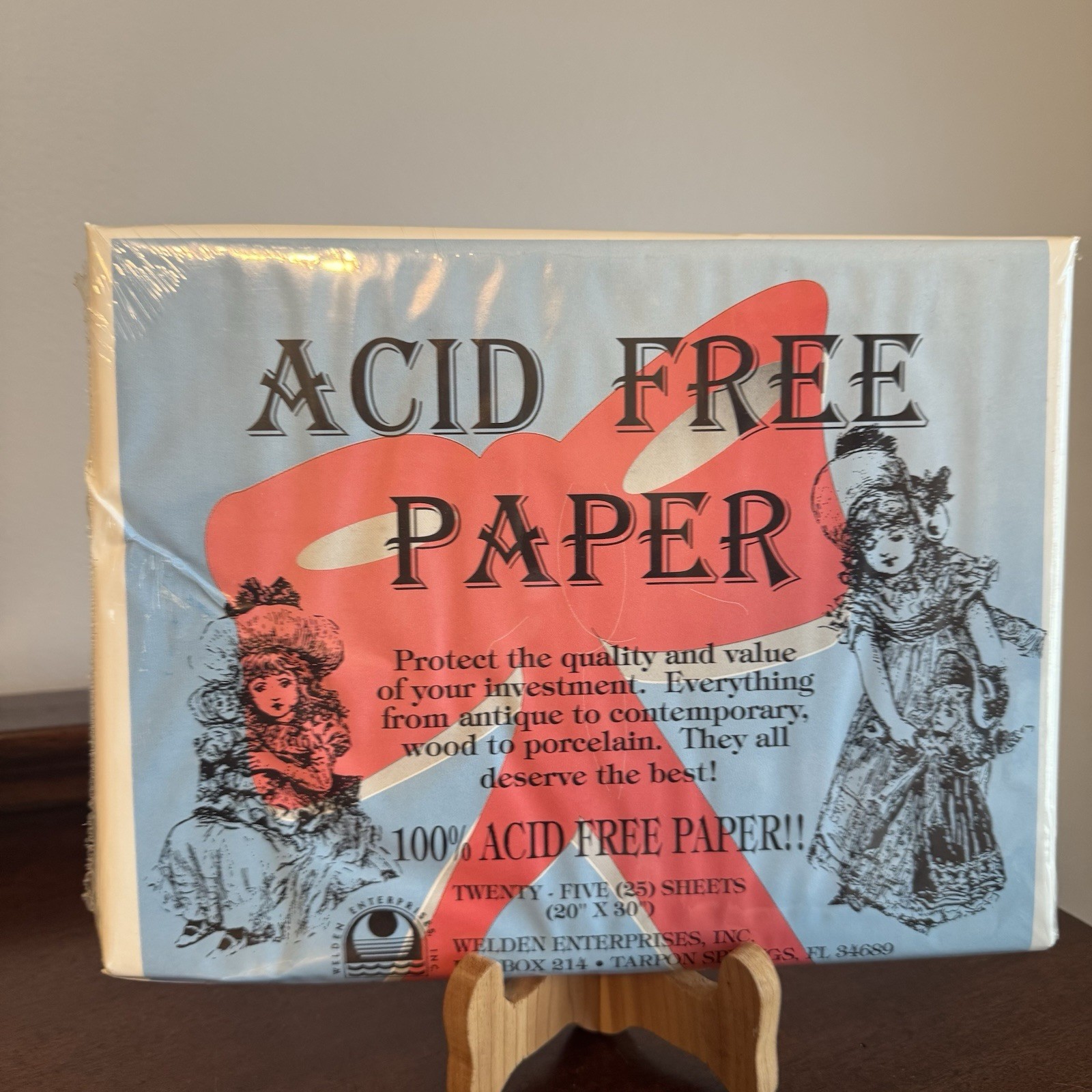 25 Sheets Vintage 100% Acid Free Paper NOS Weldon Enterprise, Florida 25 Sheets