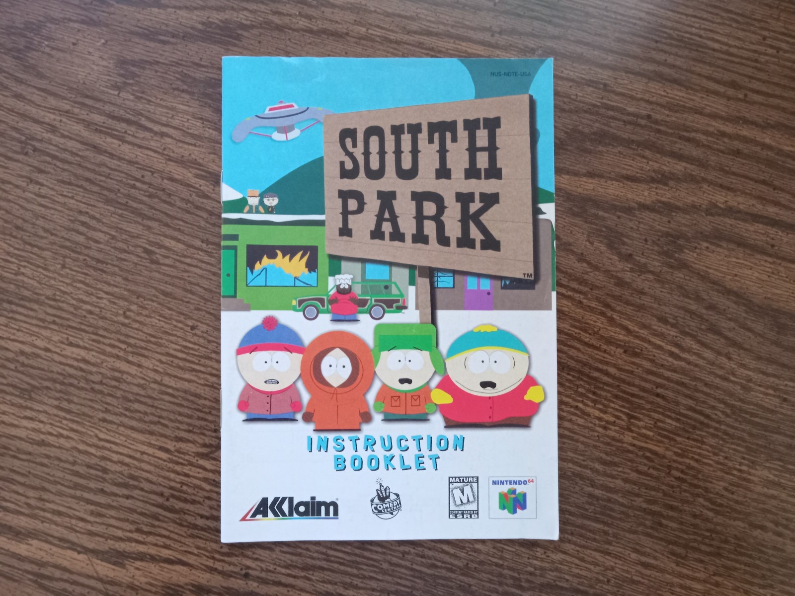 South Park N64 Instruction Manual Only Original Nintendo 64