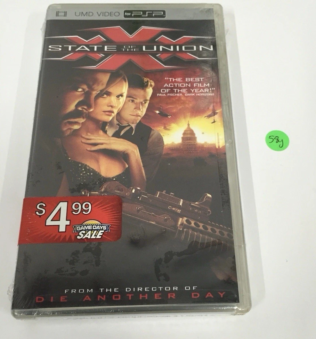 PSP UMD Movie XXX  Handheld  Vin Diesel New Sealed (N) 58Y