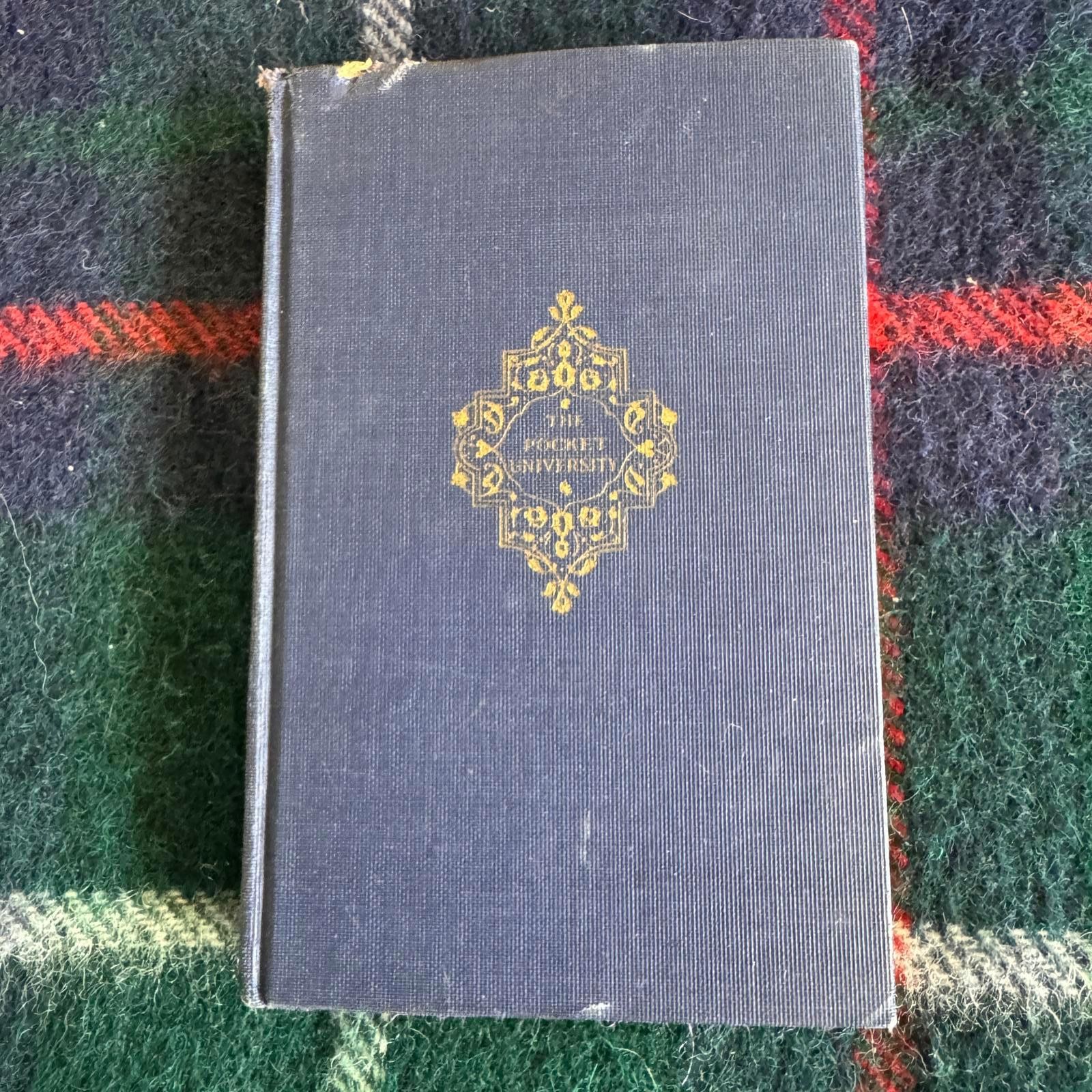 The Pocket University William Makepeace Thackeray Antique Book 1920s