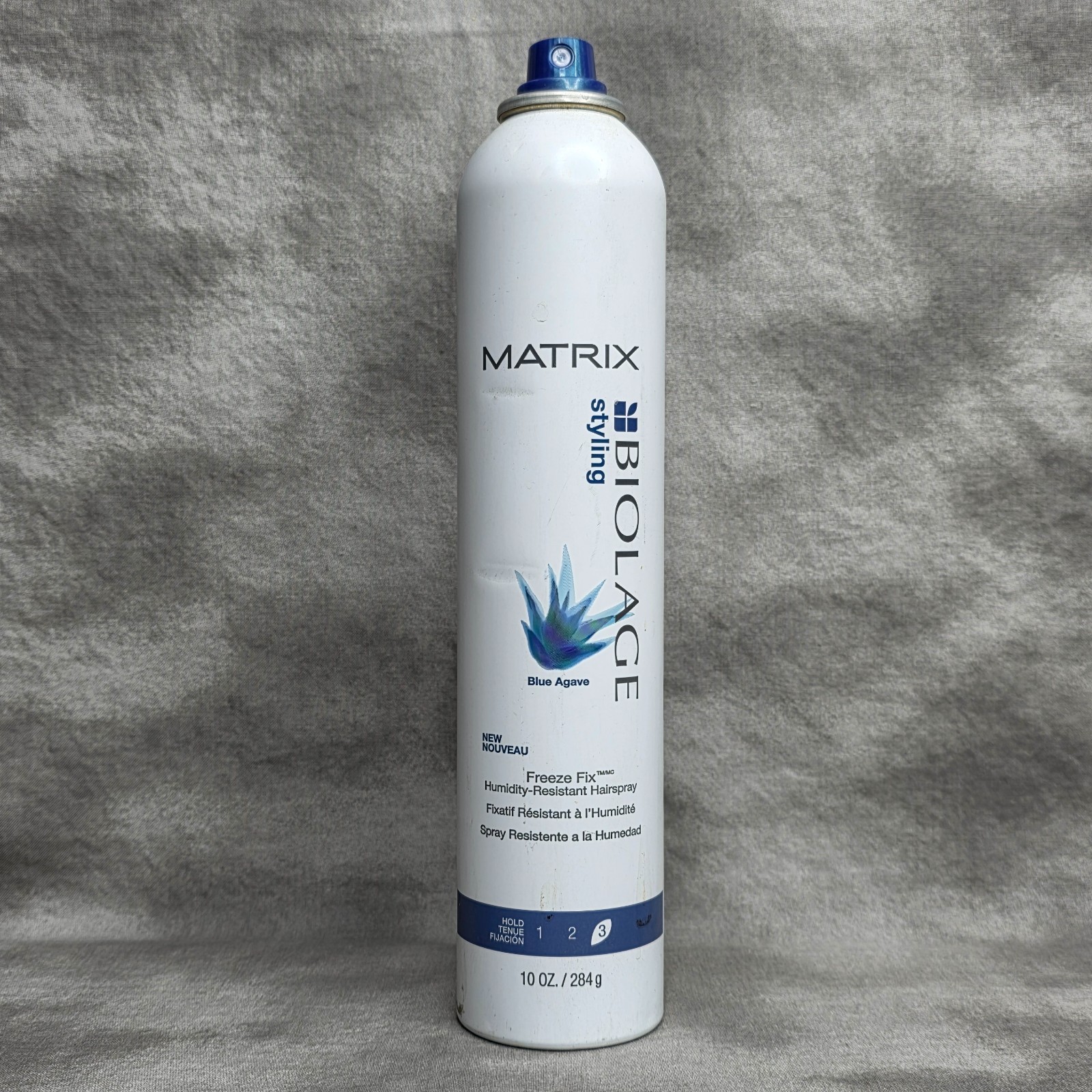 MATRIX BIOLAGE Blue Agave Freeze Fix Hairspray 10 oz Dented No Cap