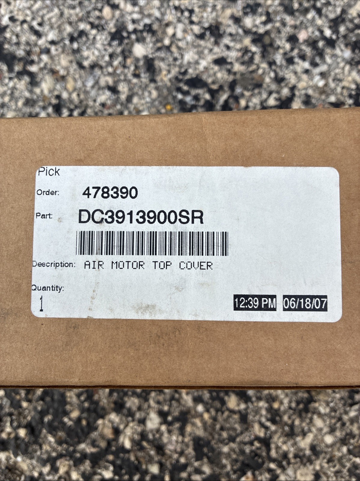 Enerpac OEM DC3913900SR Air Motor Top Cover