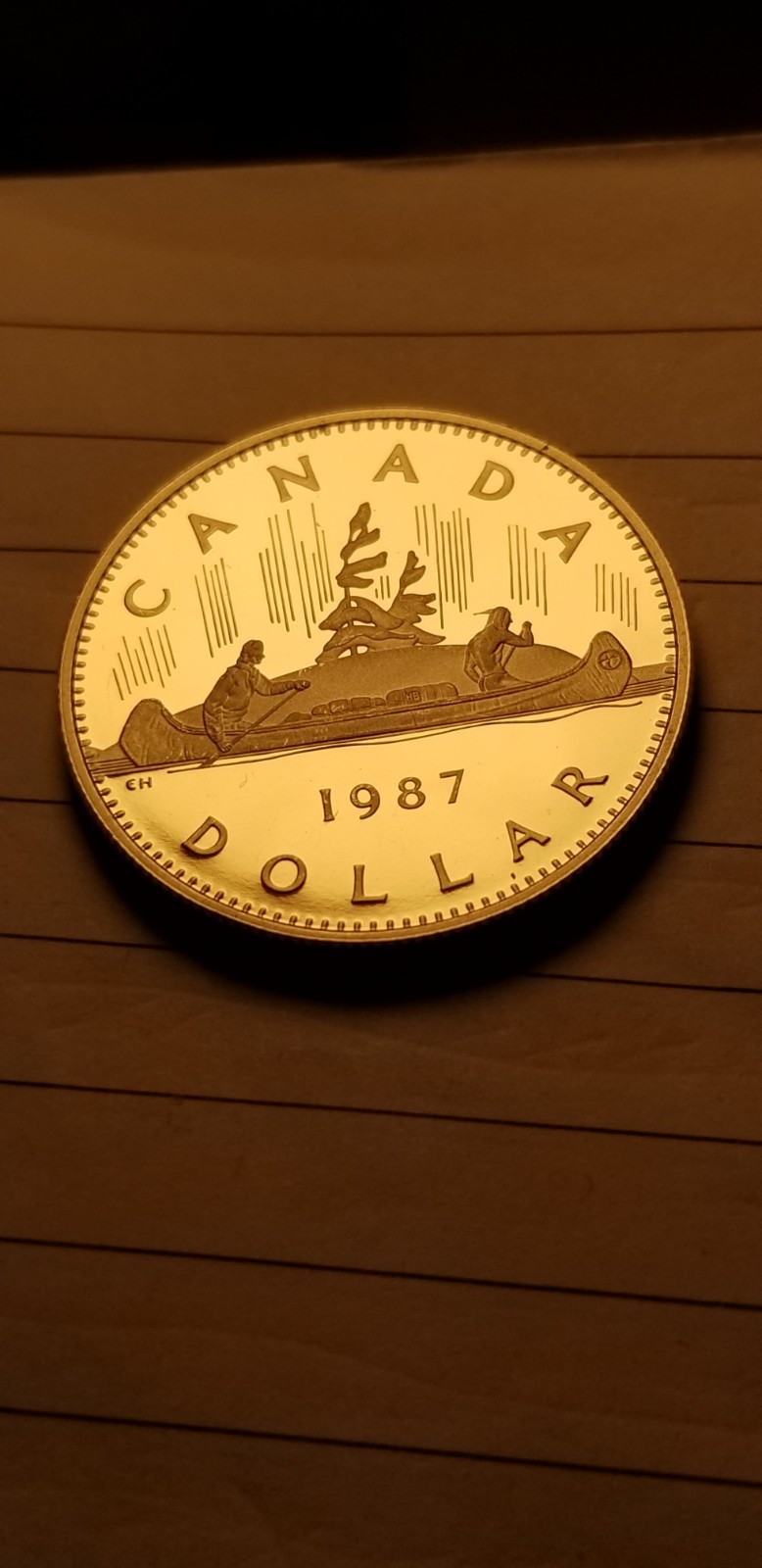 1987 Canada Dollar Coin Mint Grade Beauty Idab1.