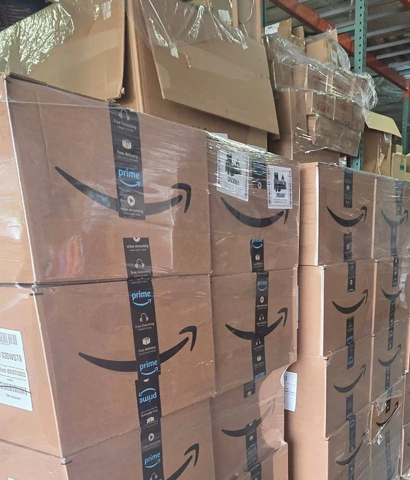 5 pound  AMAZON RETURN BOX- new items- Lot JJF7K