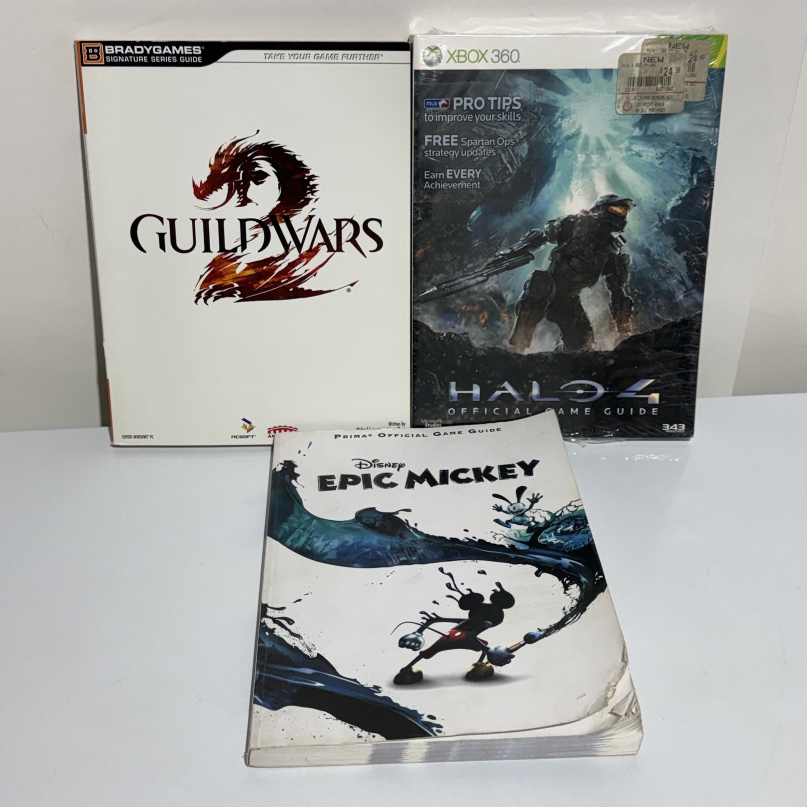 Video Game Guides Halo 4, Epic Mickey, Guild Wars 2 Prima Brady Strategy Guides