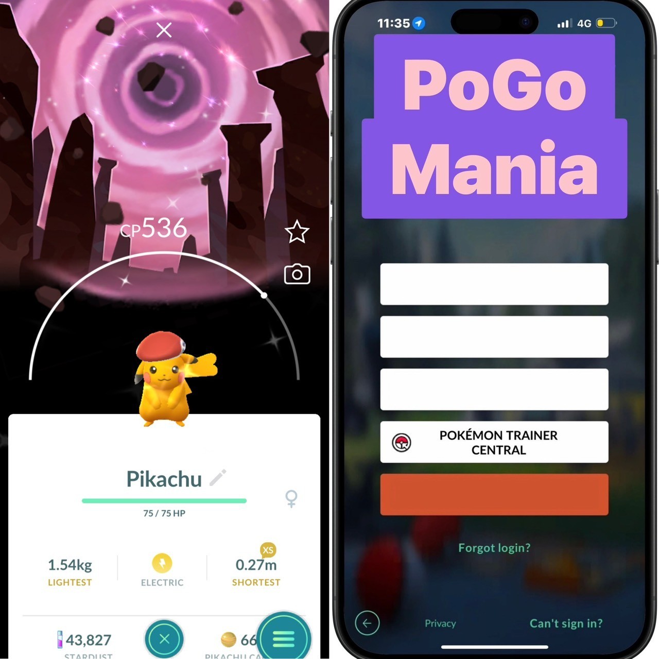 Shiny Pikachu with Lucas's Hat (Female)✨Pearl Version Special BG✨mini PTC 20k✨