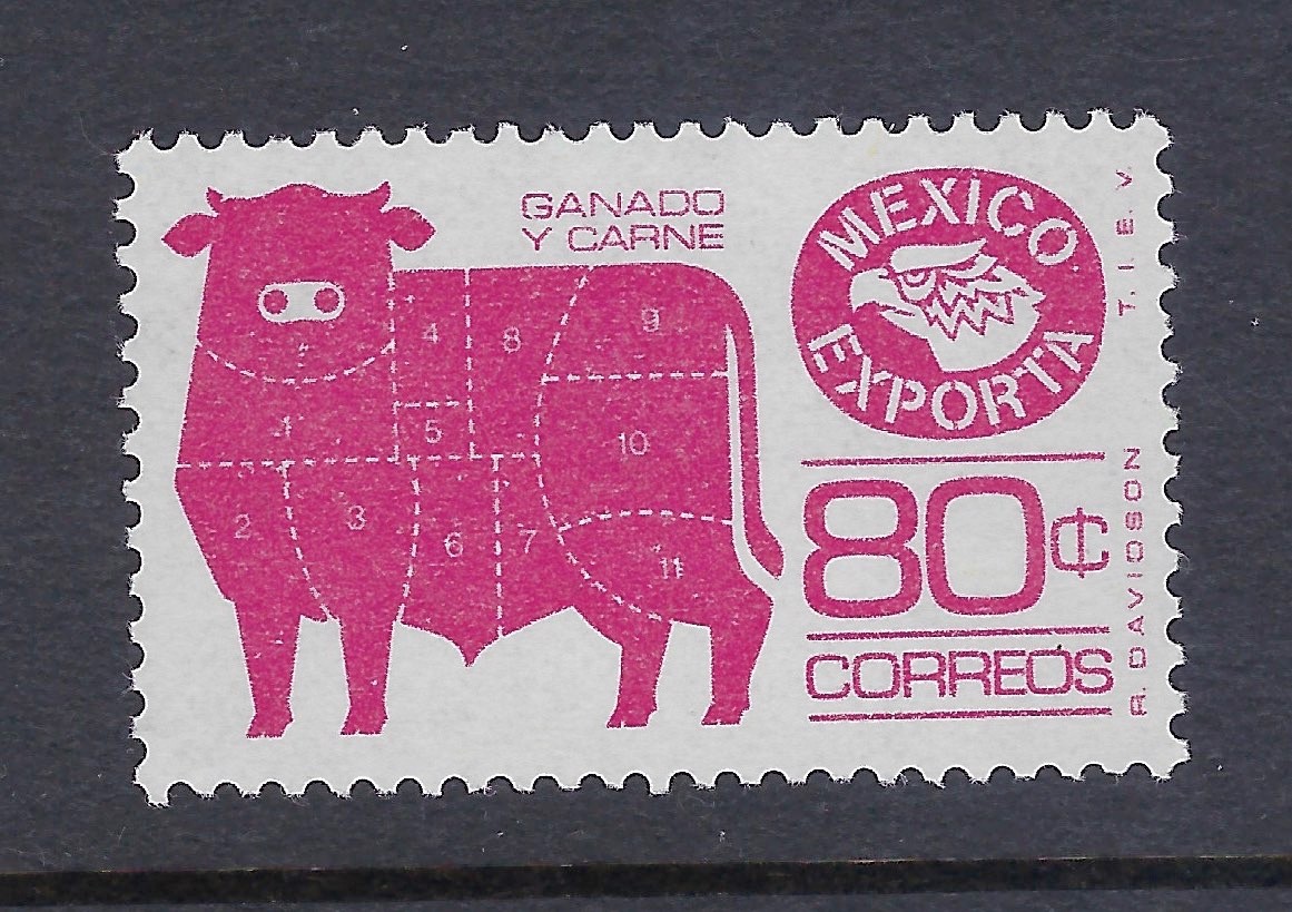 EXPORTA    "Ganado-Toro" 11.5  SC#1113c Ex#50 PPR #3  (E392)