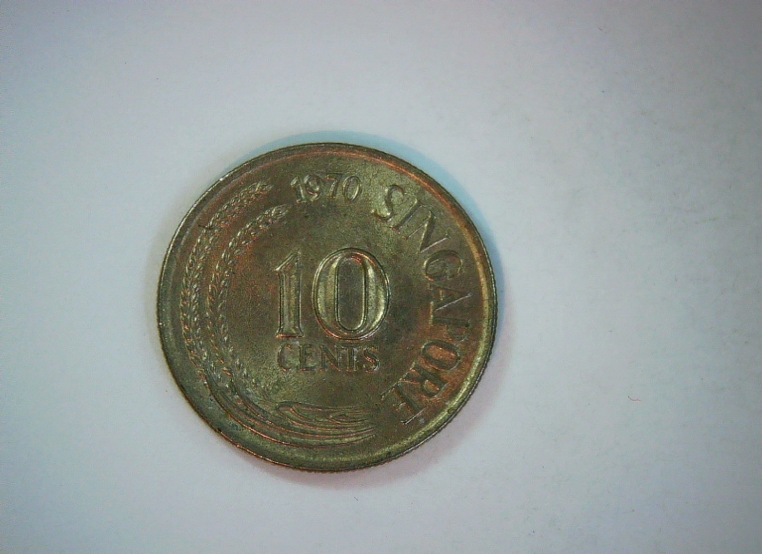 Singapore 1970 10 Cents Singapore 2nd series (Flora & Fauna) - Lionfish Coin