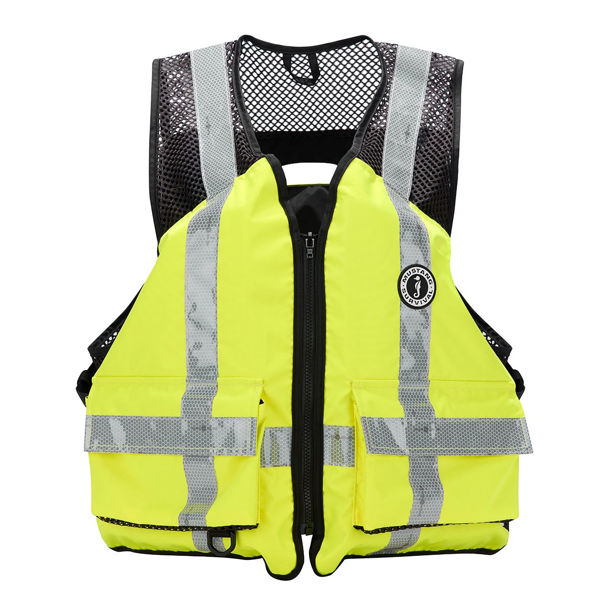 Mustang Survival High Visibility Industrial Mesh Life Jacket