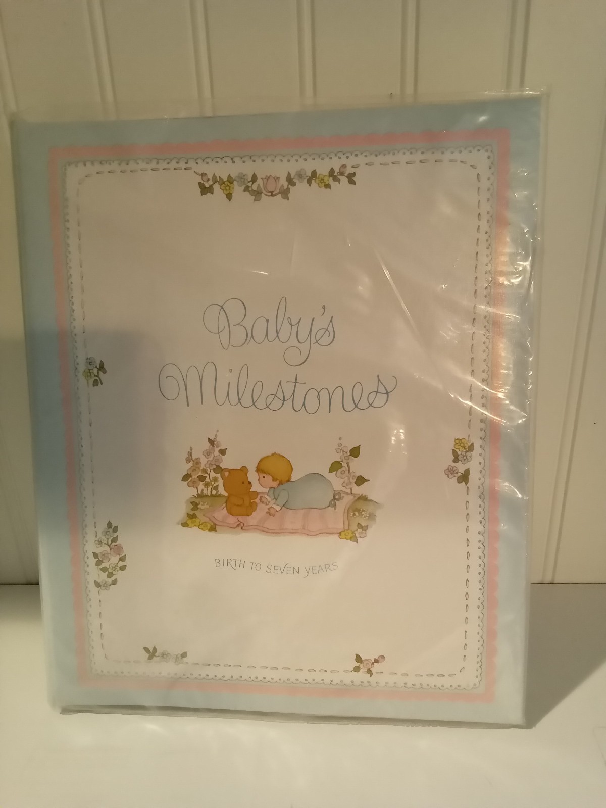 Vintage Baby’s Milestones Baby Book Artist Mary McClain Birth to 7 years Unisex