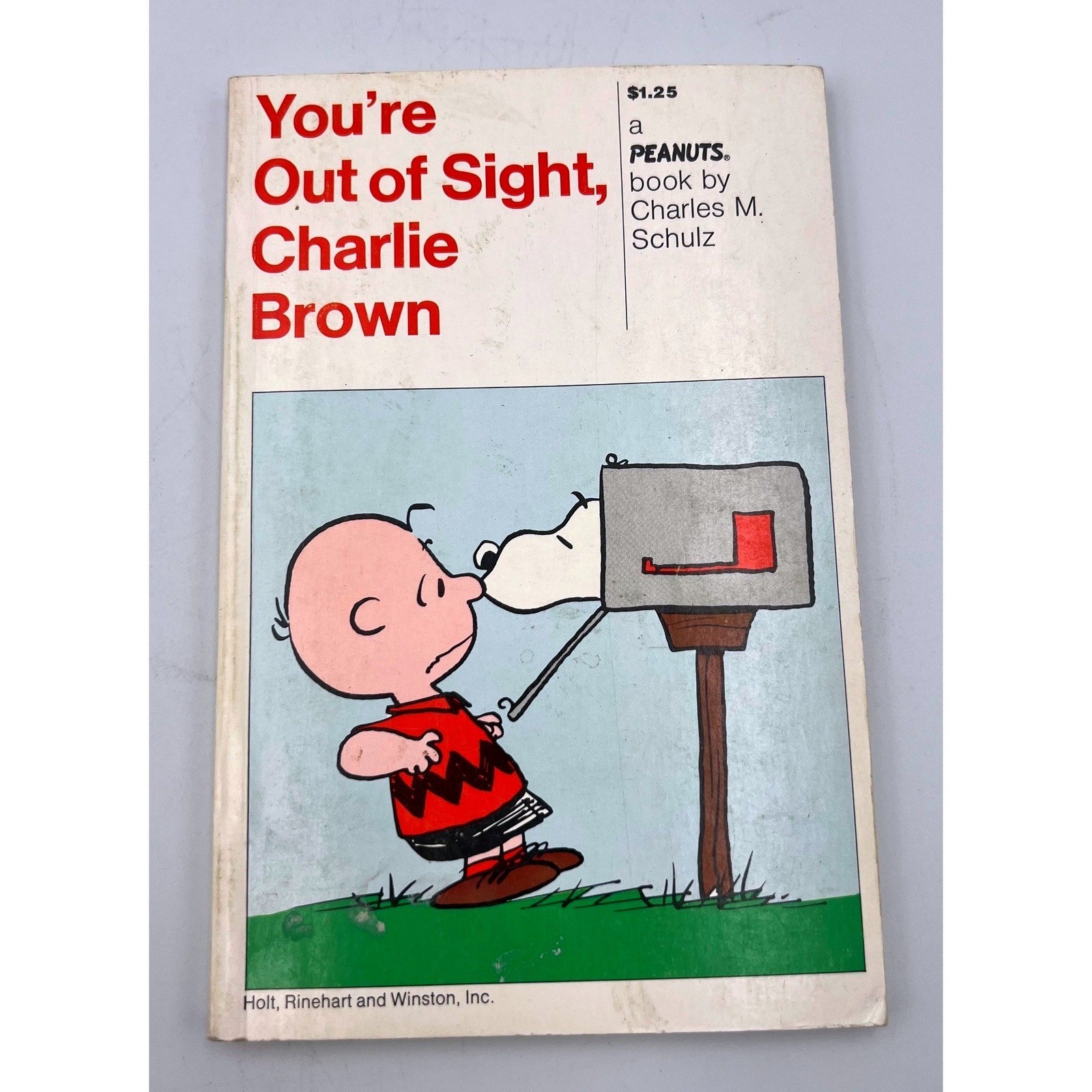 Peanuts "You're Out of Sight, Charlie Brown" Vintage Book 1970 First Edition
