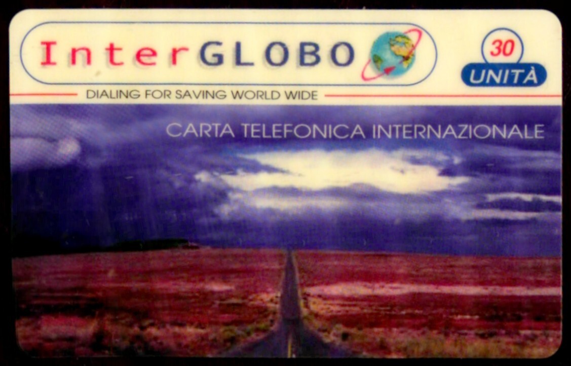 Used Interglobo Road Phone Card 30 U. 31/12/99