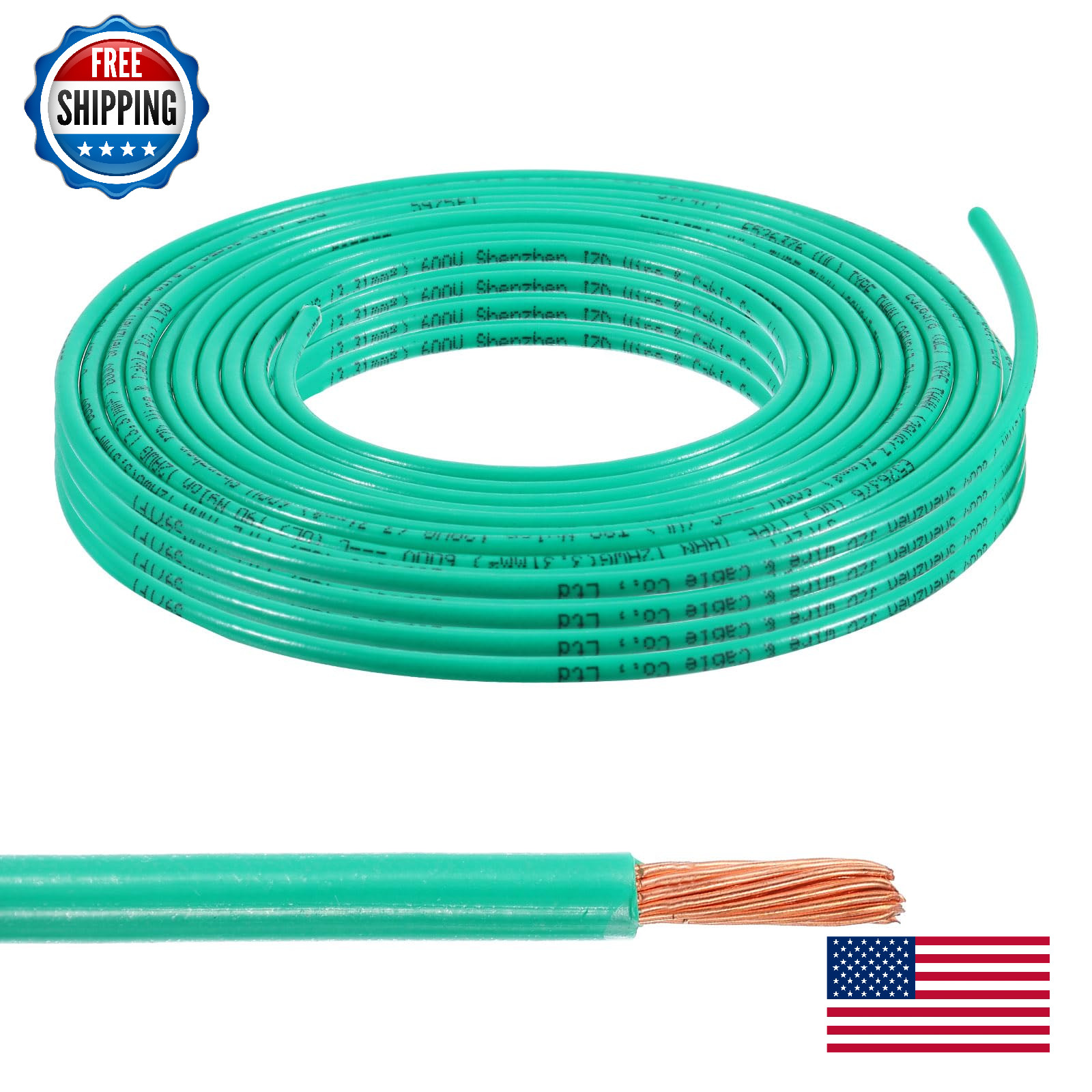 MECCANIXITY THHN Stranded Wire 50 Feet 14AWG Gauge Insulation Building Wire - UL