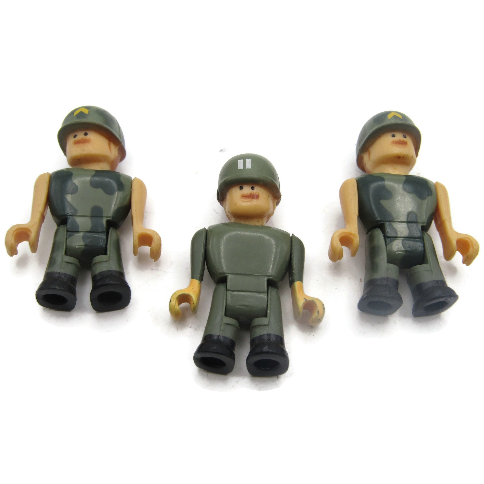 Vintage Army Men Soldier Plastic Action Figure Lot of 3
