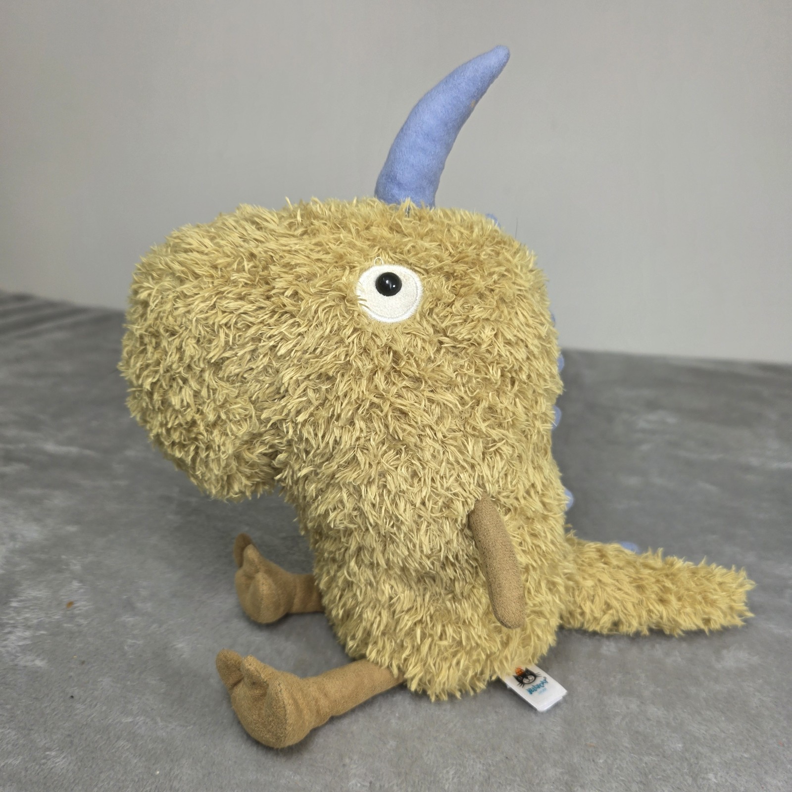 Jellycat 11" Gookie JubJub Plush Stuffed Animal Horn Green 