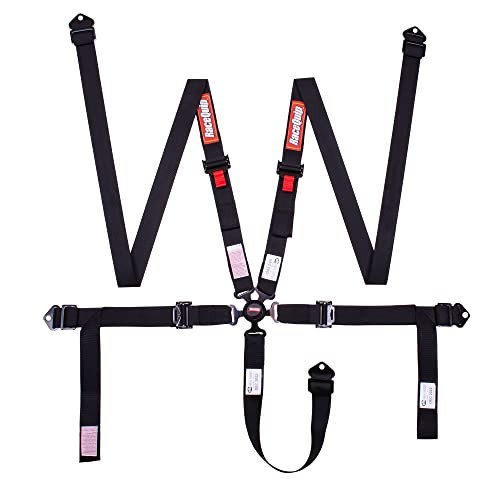  841001RQP Camlock 2" SFI 16.1 5-Point Harness with Pull Down Lap Belt 