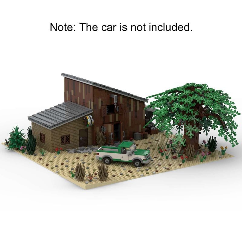 Heather Gems Factory Modular Building with Interior 3871 Bricks MOC-84949