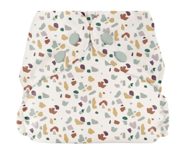Esembly Baby Outer Cloth Diaper Cover Terrazzo Size 1 (7-17lbs)