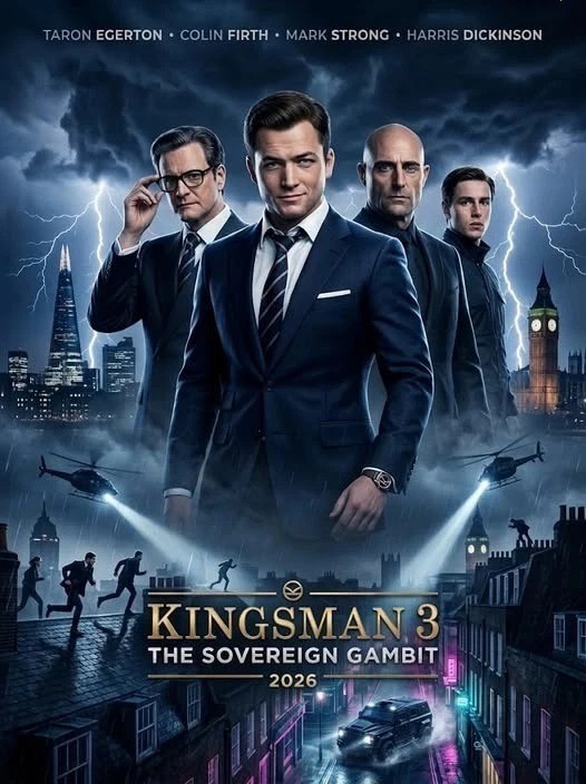 Kingsman 3: The Sovereign Gambit 2026 Movie Poster