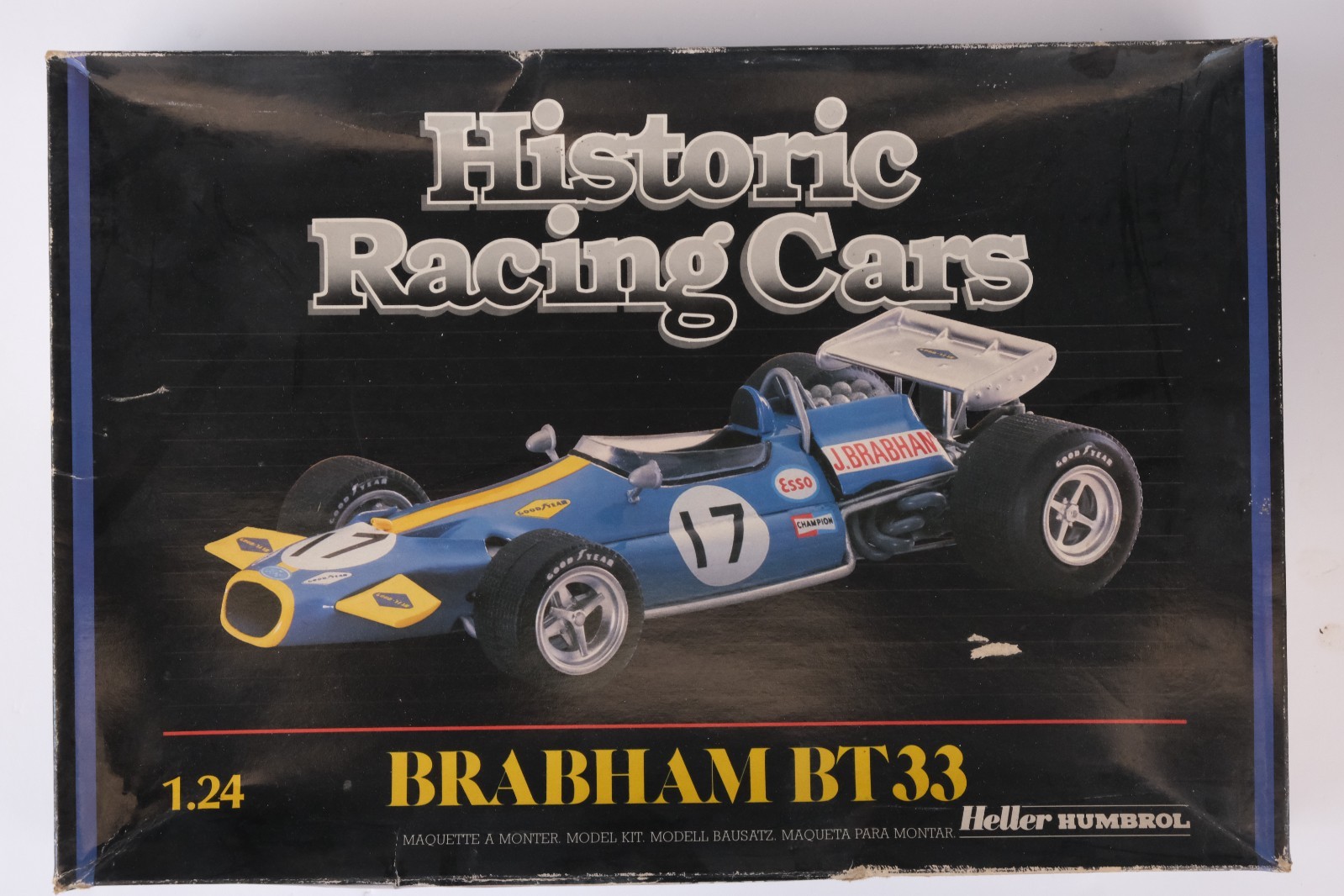 HELLER 80748 BRABHAM BT33  F1 FORD DFV COSWORTH RARE 1/24 1982 COLLECTOR'S MODEL