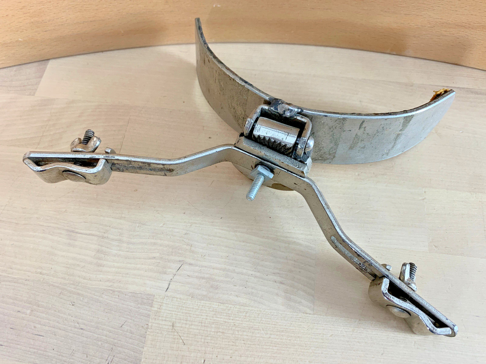 SLINGERLAND 30s 40s 50s Vtg LEG REST Part Marching Snare Drum Field Bracket READ