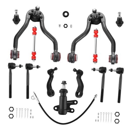 maXpeedingrods 15Pc Front Upper Control Arm w/Poly Bushing for Chevy Tahoe GMC 