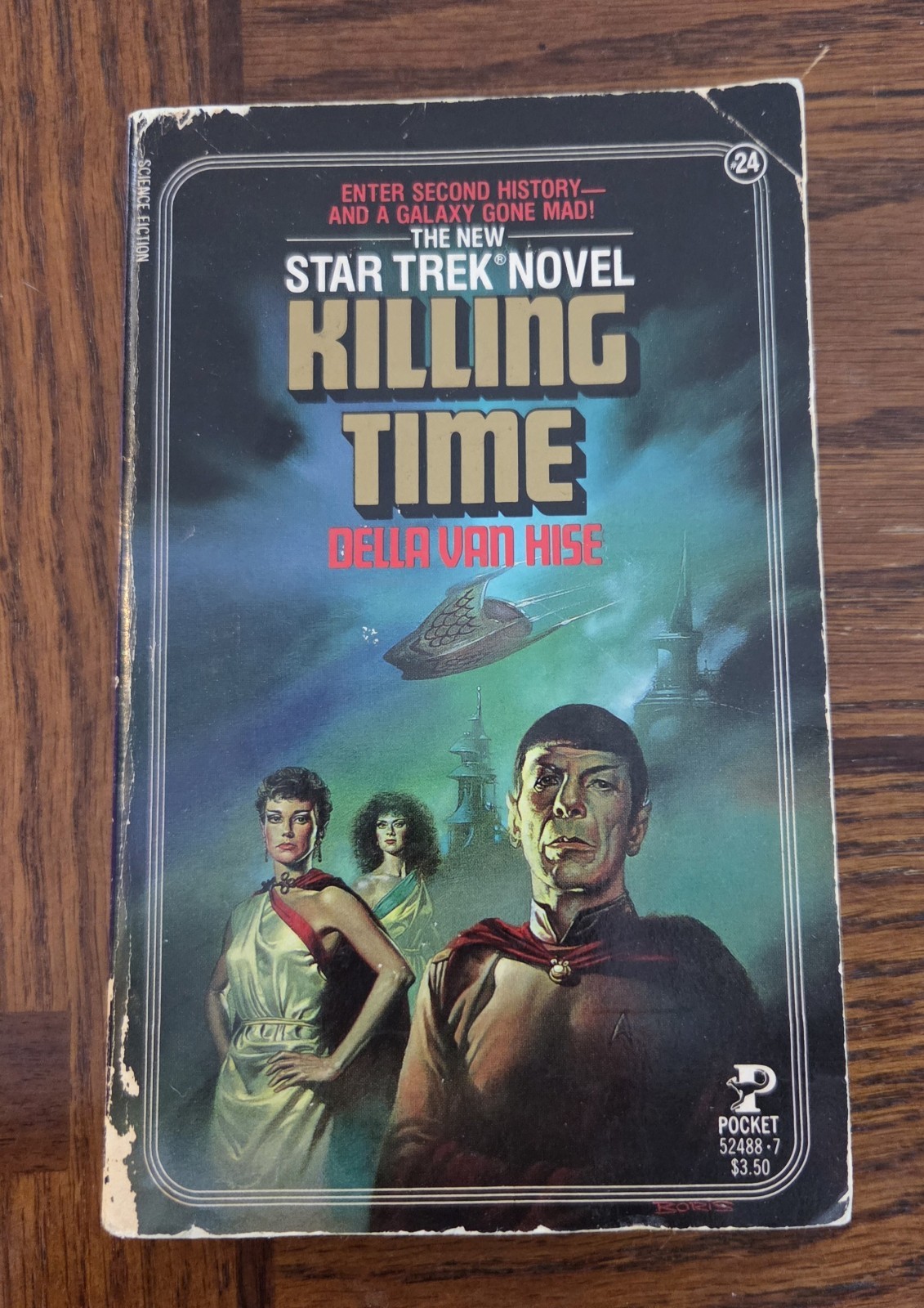 Star Trek  Killing Time 1985 1st Revised Edition after the Recalled Hise Book