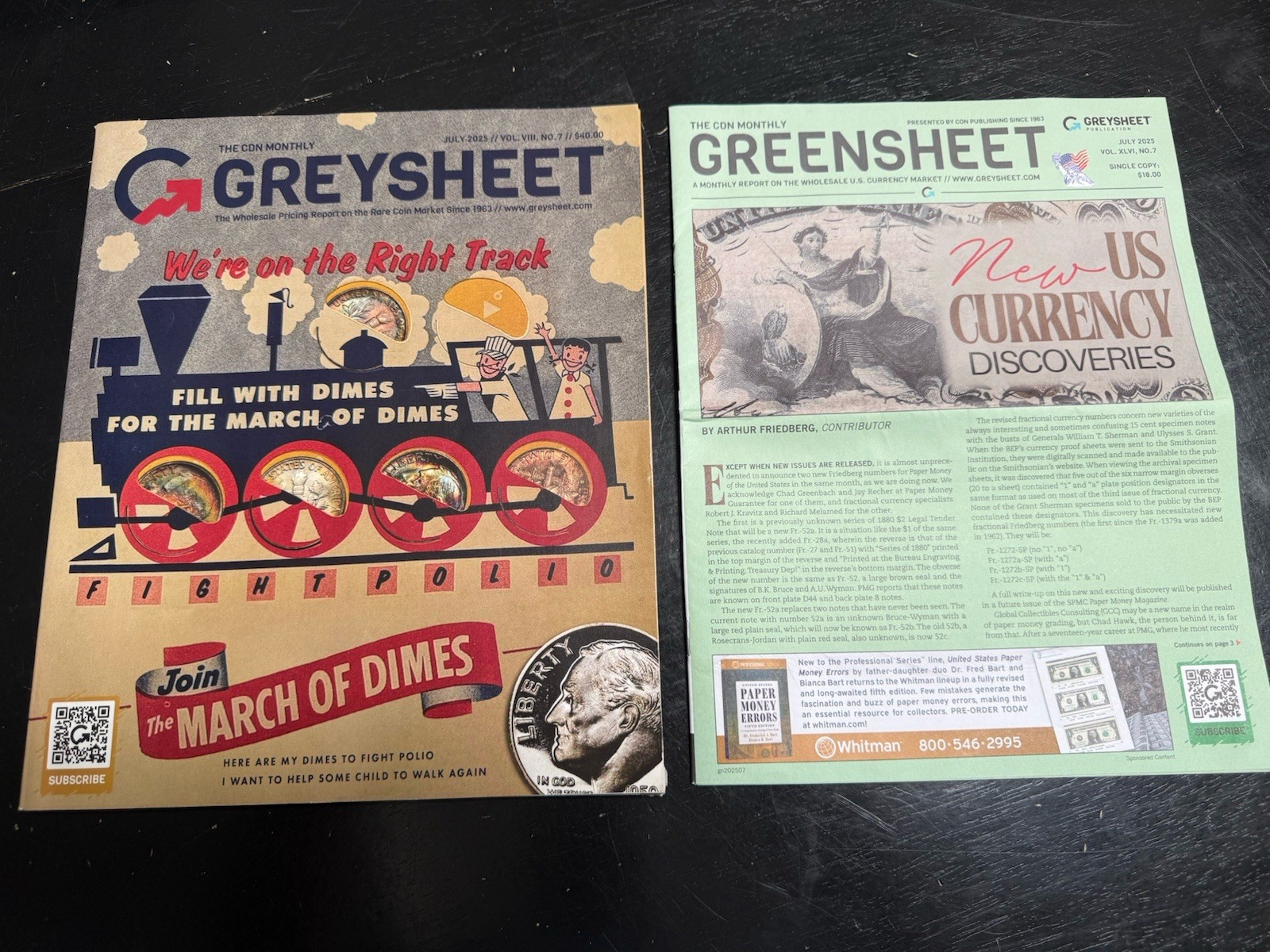 The CDN Greysheet July 2025/Greensheet July 2025 Monthly Report Package