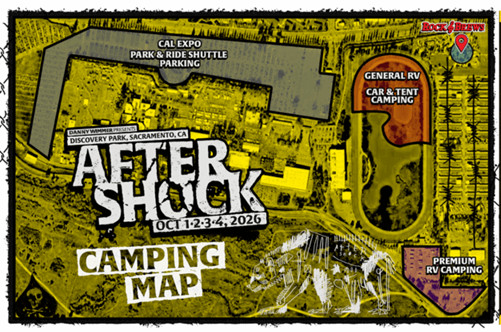 Aftershock Premium RV Camping + Full Hookups w/ Power - 5-Night 2026 Pass Ticket