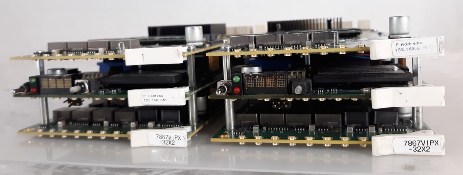 Pair of Evertz 7867VIPX-32x2 3D/HD Multi Viewer Display Card Set w/out Backplane