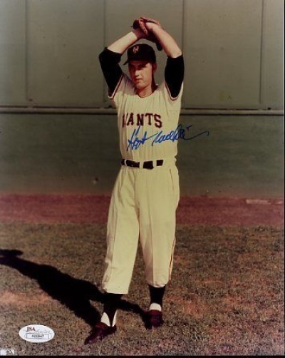 HOYT WILHELM SIGNED JSA CERTED 8X10 PHOTO AUTOGRAPH AUTHENTIC 